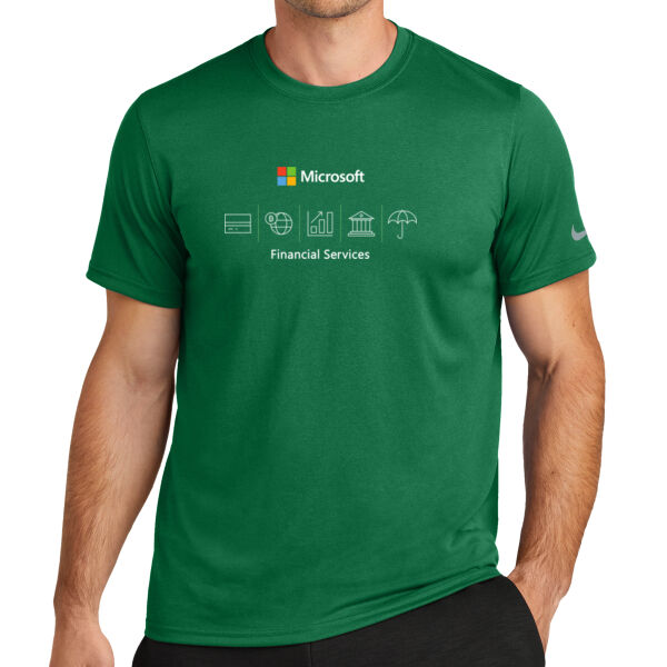 Microsoft Financial Services Printed - Swoosh Sleeve rLegend Tee Thumbnail